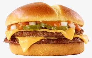 Double Cheese Burger Png Graphic Transparent - A&w Burger
