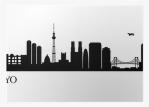 Tokyo Skyline Silhouette