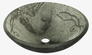 Mr Direct 624 Cracked Vineyard Glass Vessel Bathroom
