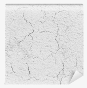Texture Of A Grey Cement Wall With Cracks - Abstract Art