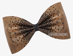 Gold Dust Rhinestone Tailless Bow - Sequin