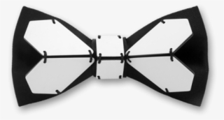 Geometry Little Bee In Black White Bow Tie - Tuxedo