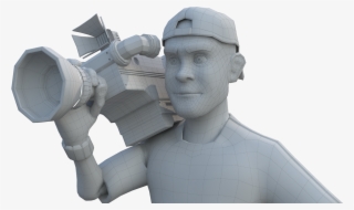 Preview/cameraman Wireframe 3 - Statue