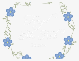 Forget Me Not Clipart Flower Head - Transparent Forget Me Not