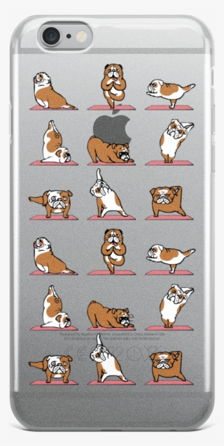 English Bulldog Yoga Iphone Case - Mobile Phone Case