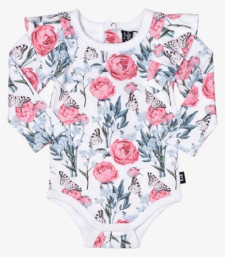 Rock Your Baby Forget Me Not Bodysuit Oatmeal - Swimsuit Bottom