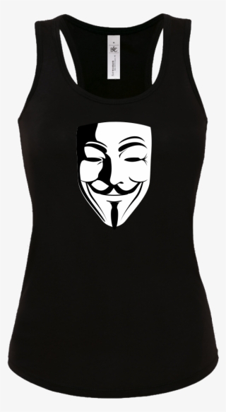 Guy Fawkes T-shirt Tanktop Black