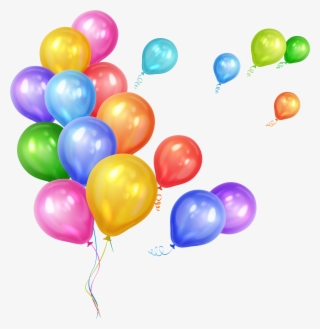 Balloon Party Birthday - Globos De Gas Png