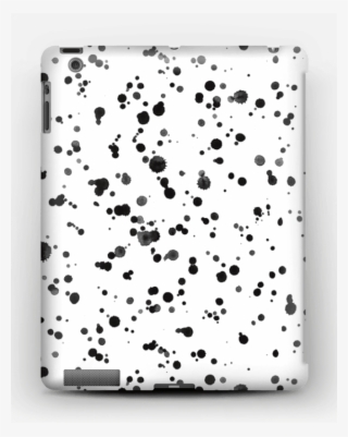 Paint Drops Case Ipad 4/3/2 - Witte Spetters Png