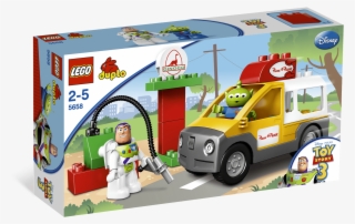 Toy Story Lego Duplo Pizza Planet Truck With Buzz - Lego Duplo Toy Story Pizza Planet Truck