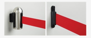 Wall Mount Barrier System Red Tape 84" Rsrtwmrvsrd - F-clamp