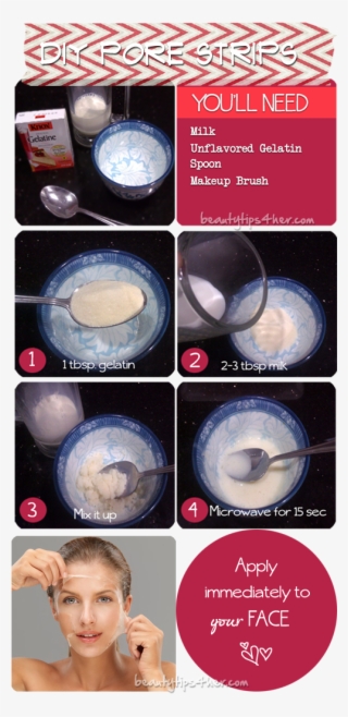 Diy “pore Strips” Mask Are You Kidding - Homemade Blackhead Remover Mask