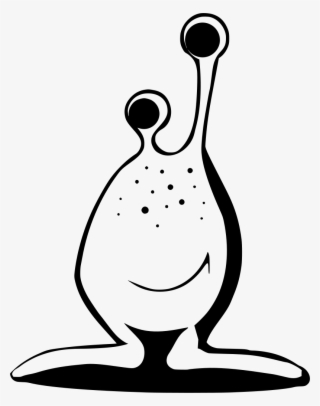 Download Png - Monster Comic Schwarz Weiß