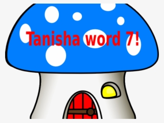 Smurfs Clipart House - Cartoon Mushroom House