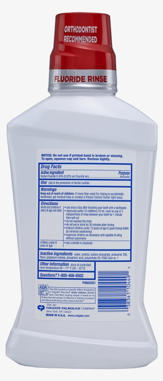 Colgate Phos-flur Mouthwash For Braces, Mint