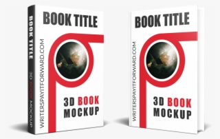 3d Book Mockup Hardcover - Written Ads