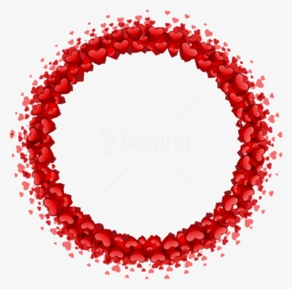 Free Png Download Heart Round Border Png Images Background - Free Round Heart Border