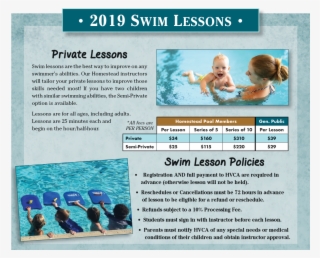 Swim Lessons Page - Vacation