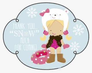 Birthday Party Swim Clipart - Winter Pool Party Clipart