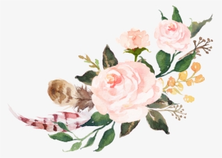 Flower Sticker Design Png - Watercolor Flower Png Free