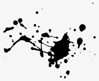 Pintura Png - Manchas De Pintura Negras Png