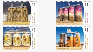 Silo Art - Banksia Baxter Amok Island