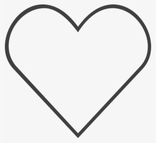 Corazon Love Para Colorear - Heart Line Of Symmetry