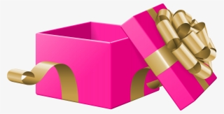 Free Png Download Open Gift Box Pink Transparent Clipart - Png Open Gift Box Clipart
