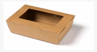 Container, Kraft And Pla, With Window, Catering Box,