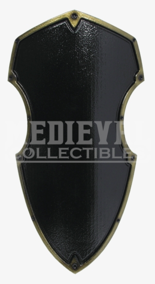 Medieval Hochritter Larp Shield In Black - Shield