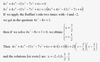 Equations Of Degree Greater Than