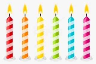 Download Birthday Candles Png Vector Png Images Background - Birthday Candle Transparent Background