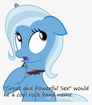 Band Name, Insane Pony Thread, Safe, Trixie - Cartoon