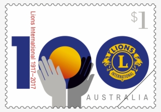 Centenary Of Lions Clubs International Stamp - Lions Club International