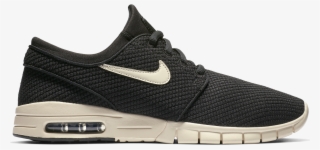 Nike Sb Stefan Janoski Max Black/light Cream - Stefan Janoski Nike Max Skating