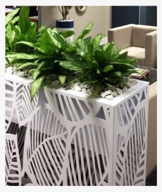 Metallic Botanics Abstract Trough - Flowerpot