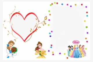 Frames Png Princesas Disney 4 Imagens Para Photoshop - Disney