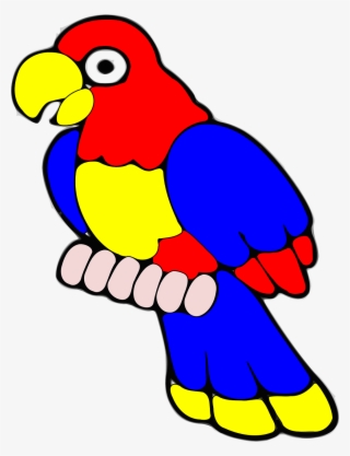 Cockatoo Clipart Blue - Tropical Bird Free Clipart
