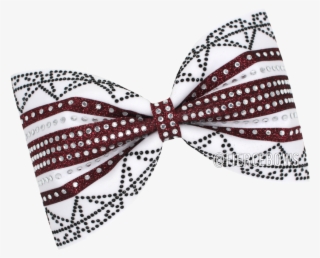 Double Diamond Rhinestone Tailless Bow