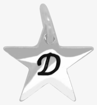 Silver Star Initial Gold 004 V=1445195027 - Pendant