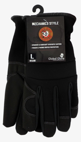 Hot Rod Gloves Synthetic Leather Mechanics Style Glove - Leather