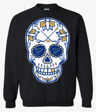 Louis Blues Hockey Sugar Skull Day Of The Dead Shirts - Social Work Christmas Sweater