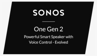 Sonos One Gen 2 Smart Speakers - Tan