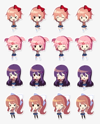 1 - 1k - Monika Doki Doki Chibi