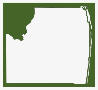 A Plain Frame Map Of Palm Beach