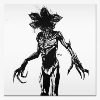 Azulejo Demogorgon De Melinne Carvalhona - Stranger Things Demogorgon Outline