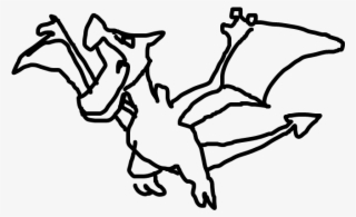 Aerodactyl - Line Art