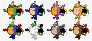 Lizuka's Alternate Color Mock-ups - Cartoon