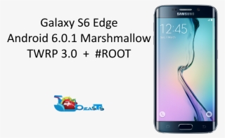 Galaxy S6 Edge Gallery Front Black - Samsung Mobile Transparent Background