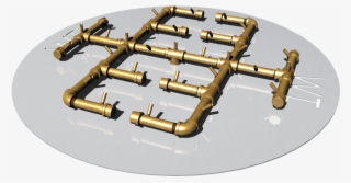 Warming Trends Fire Pit Match Lit System 350k Btu Burner - Exhaust System